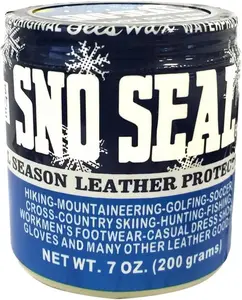 Atsko Sno-Seal 1330 Original Beeswax Waterproofing (7 Oz Net Weight/ 8 Oz Overall Weight)