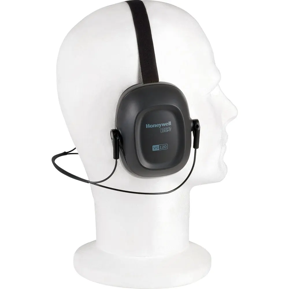 North Safety Honeywell Verishield Multi-Position Dielectric Ear Muffs with Memory Foam, 27 dB NRR Noise Protection, Black (B2453128)