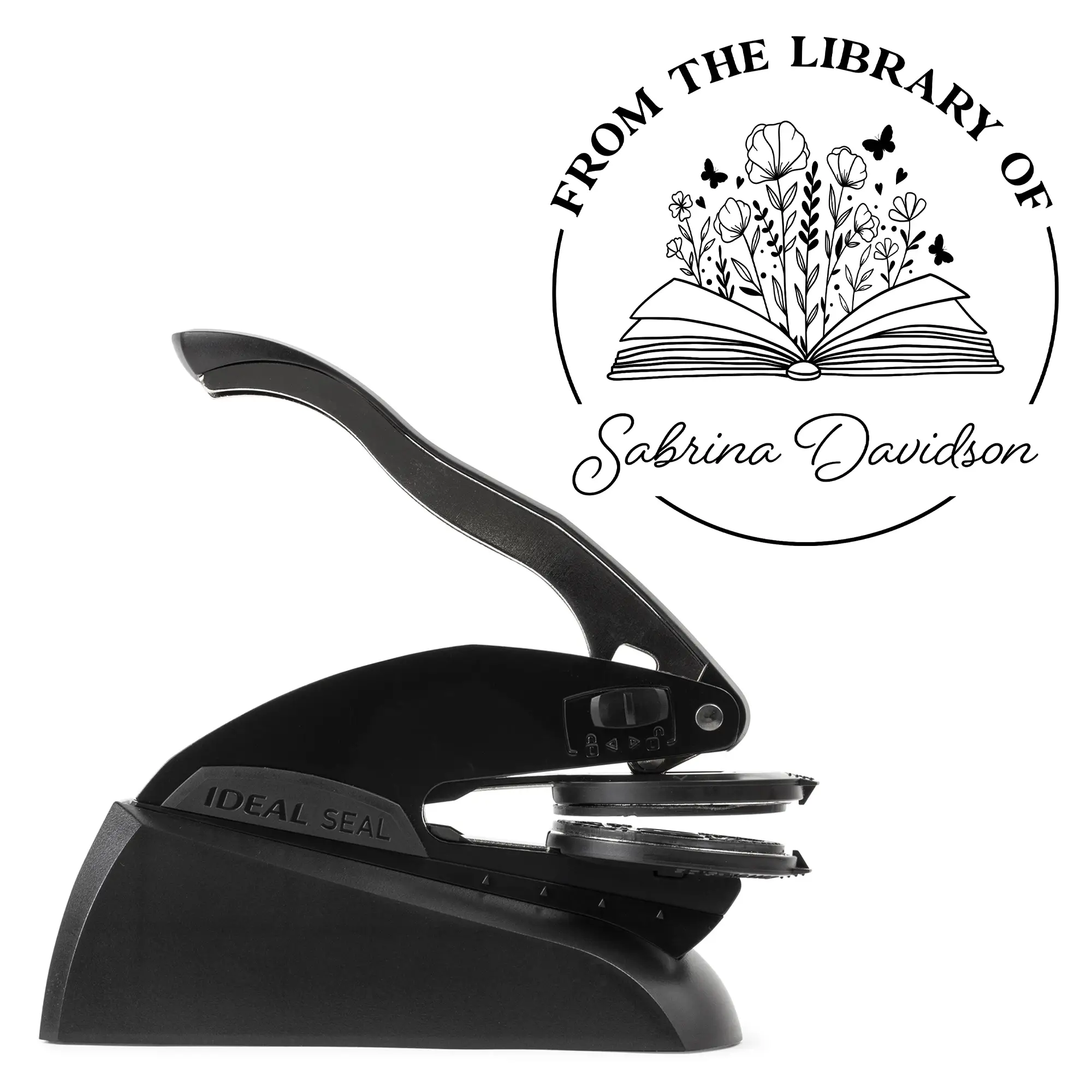 Custom Library Book Embosser | Custom Embosser | Ex Libris | From The Library Of...