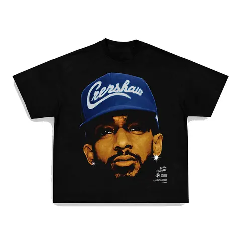 BIG FACE NIPSEY TEE Print Short Sleeve T-Shirt Menswear Top Stylish Underwear Tshirt Streetwear Tropical Crewneck Shortsleeve Casual