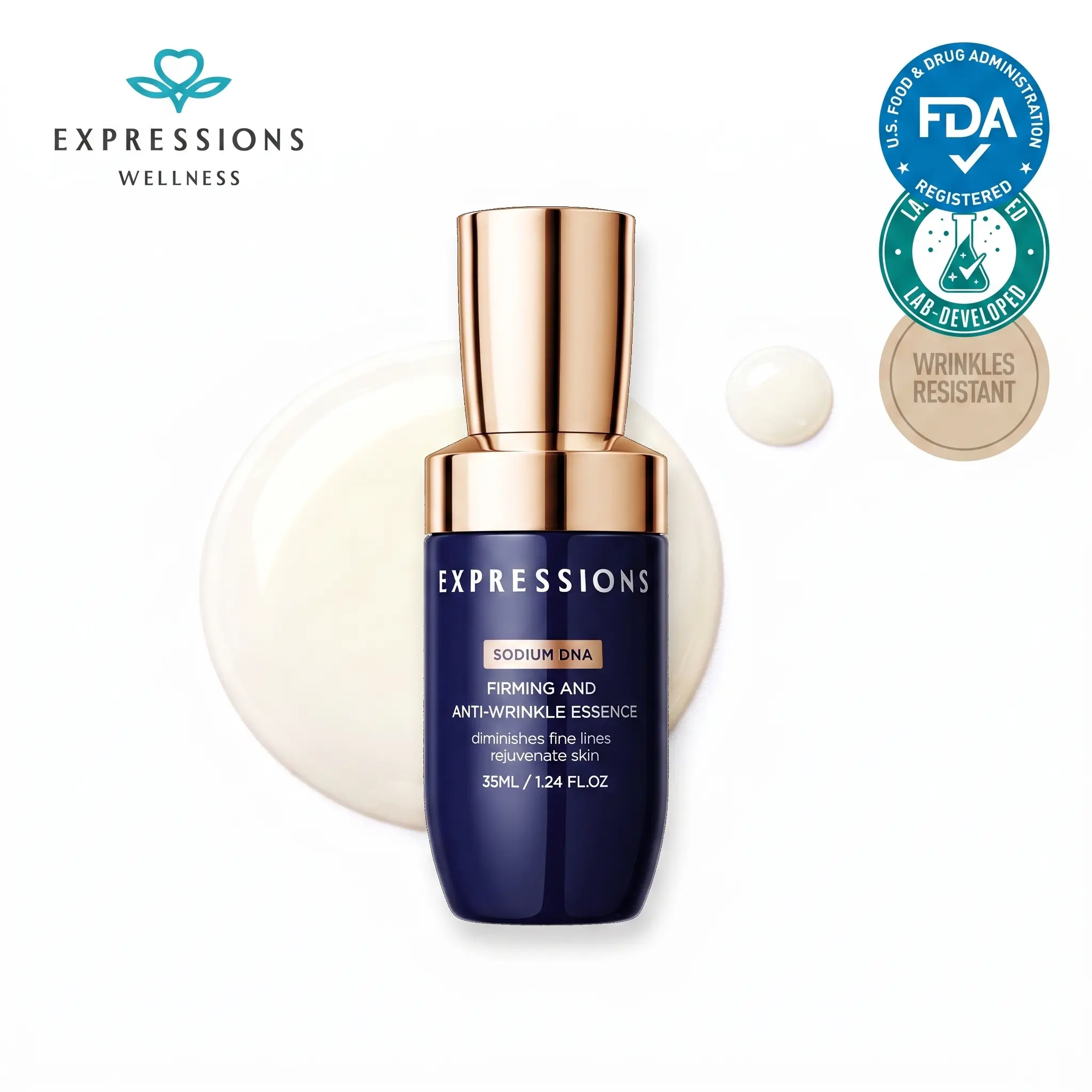 PDRN & Resveratrol Face Serum, 35mL Anti-Aging Collagen Boosting Serum with Hyaluronic Acid & Vitamin E, Firming & Lifting Treatment for Wrinkles, Fine Lines & Dark Spots, Skin Tightening Daily Facial Serum by Soho Chic tock shop holiday enhances radiance