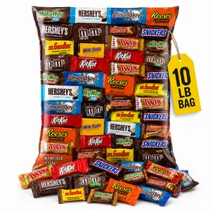 10LB Chocolate Variety Pack Bulk Candy Mix | Assorted Individually Wrapped Chocolate Candy for Parties, Offices, Candy Bowls & Events