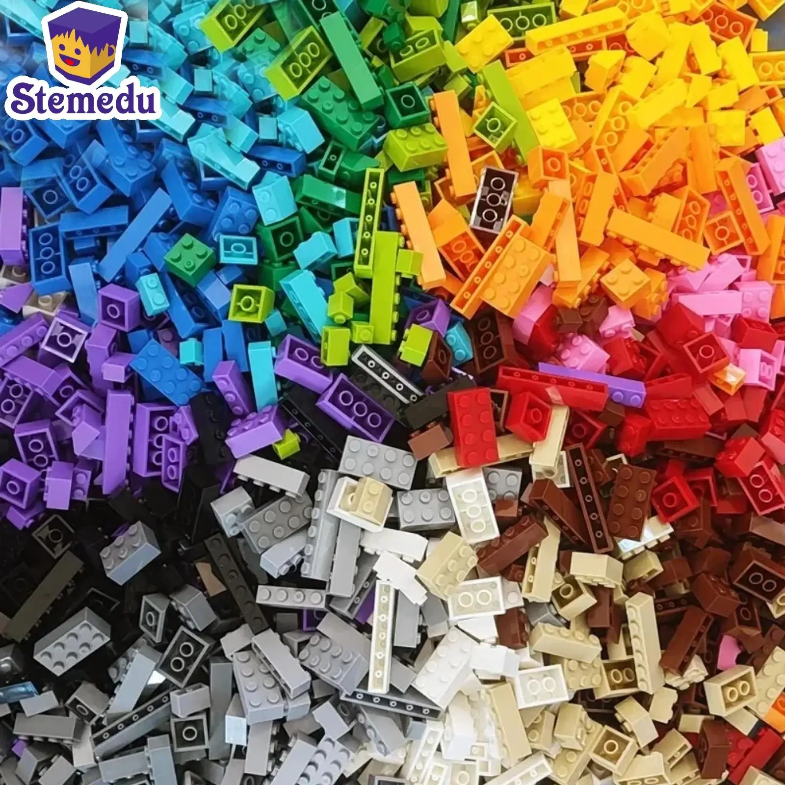 125/250g Building Blocks Bulk Lot Pack Sorted By colors Bricks Block Plate Toys Small Particles Bulk Compatible Legoeds
