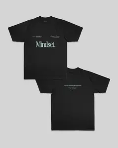 Mindset | Heavyweight Black Graphic Tee