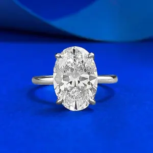 【S5】EternaBloom 6.5CT Cubic Zirconia Ring - Elegant Wedding Jewelry & Holiday Gift for Her | Anniversary, Valentine's Day