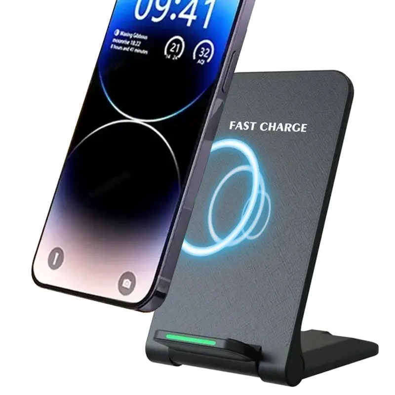 Foldable Wireless Charger Pad Station Electronic Earphone Mobile Phone Smartphone Induction Fast Charging Charger Holder For iPhone 17 16 15 14 13 12 Pro Max Samsung Xiaomi Charger Stand Charging Accessory