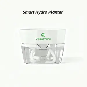 Smart Self-Watering Hydro Planter for Hydroponic Gardening - Low-Maintenance Plant Care, Hydroponic Design, Indoor & Outdoor Use