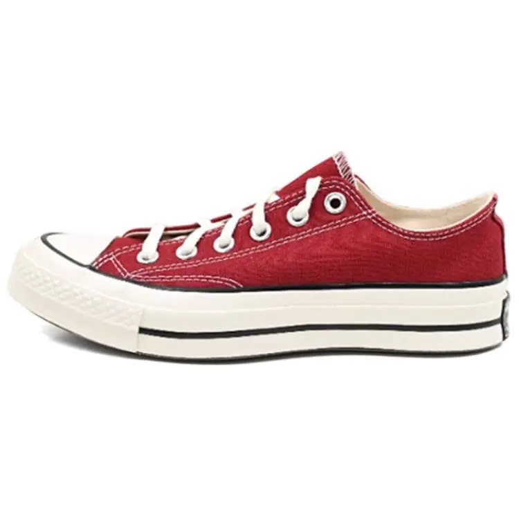 Converse 70 SNL Low-Top Canvas Casual Footwear for Men, Red & House White Durable Comfortable Versatile Trending Flats, Maison Mihara Official Shoes