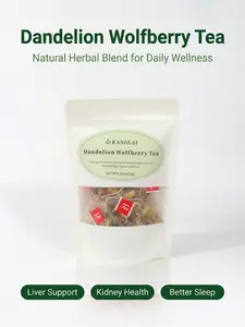 Dandelion  Wolfberry Tea - a Natural Tea that Nourishes the Liver and Kidneys, a Traditional Healthy Tea for Men and Women, 120g Natural Ingredients Individually Packaged Organic Thyme Lung Detox Tea palo  azul