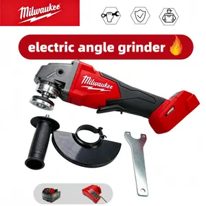 Milwaukee Cordless Angle Grinder for Flat Head, metal grind Steel, Tile & Fabrication Work, 18V 125mm Power Tool, All-in-One Cut Machine with High Speed Grinding, Safety Guard & Ergonomic Grip