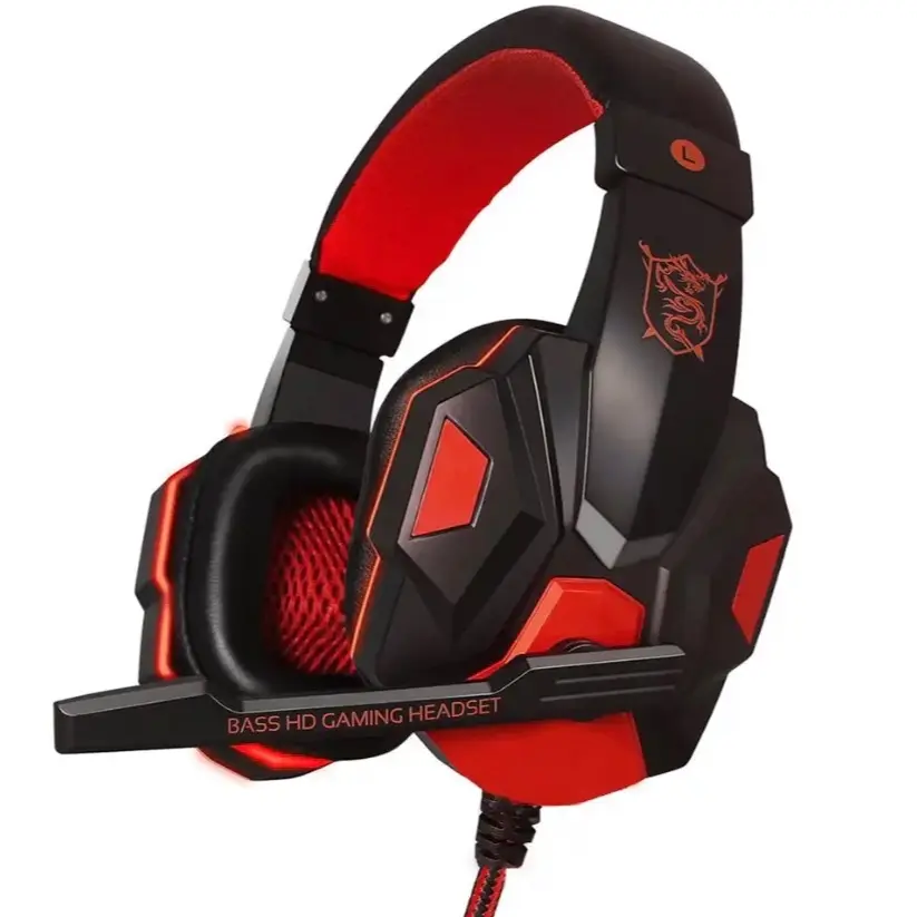 High Quality Gaming Headphones with Microphone | Use with PlayStation, Xbox, PC, And Smartphones