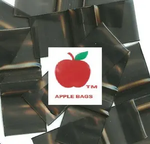 CrazyCoolBuys 10000 Pack Apple Brand Black 2Mil Bags 10,000 Baggies Resealable Plastic