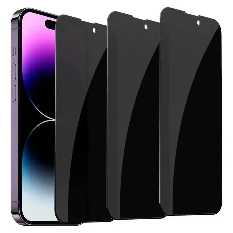 Anti-Spy Privacy Protective Phone Screen Protector, Tempered Glass Film Compatible with Iphone 17/16/15/14/13/12/11 Pro/Pro Max/Plus, Mobile Phone Accessory