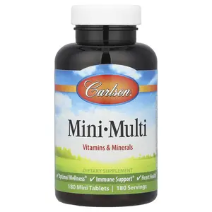 Carlson Mini-Multi, Vitamins & Minerals, 180 Mini Tablets