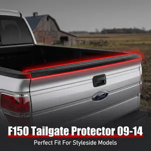 Black Tailgate Molding Cap Top Protector for 09-2014 Ford F150 Trunk, Car Accessories, Auto Parts Accessories (Father's Day Gift Option)
