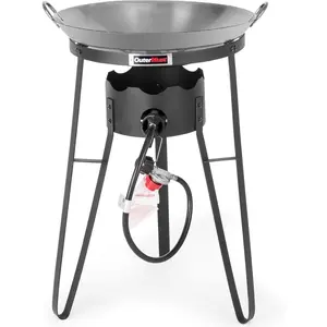 OuterMust TC-02  Propane Gas Stove With Wok Set Outdoor Cooker