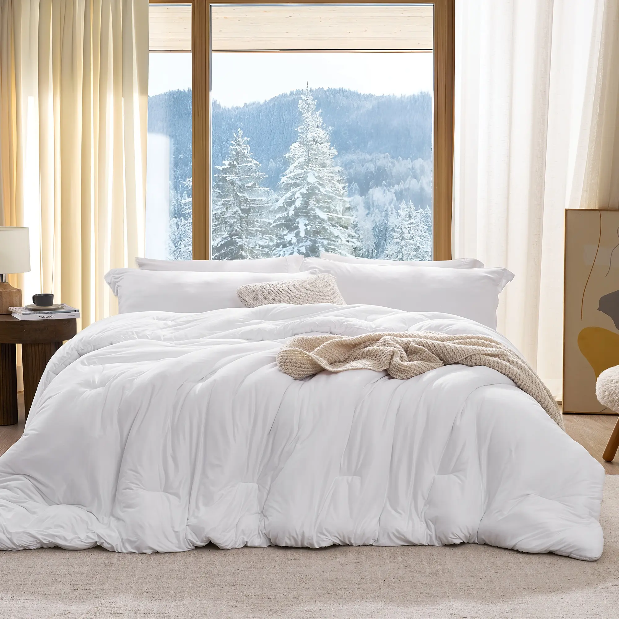 Love Thick - Springtime Coma Inducer Oversized Comforter Set - White