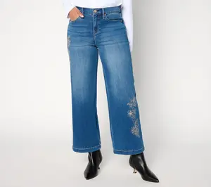 nicole by Nicole Miller Regular Straight Leg Ankle Jean nicole by Nicole Miller Regular Straight Leg Ankle Jean