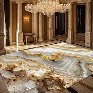 Marble Pattern Floor Mat, Non-slip Floor Carpet, Decorative Area Rug, Boho Area Rug, Decorative Carpet for Home Living Room Bedroom Hotel Dormitory