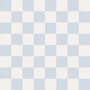 Tempaper & Co. 28 sq ft Checkmate Peel and Stick Wallpaper Periwinkle