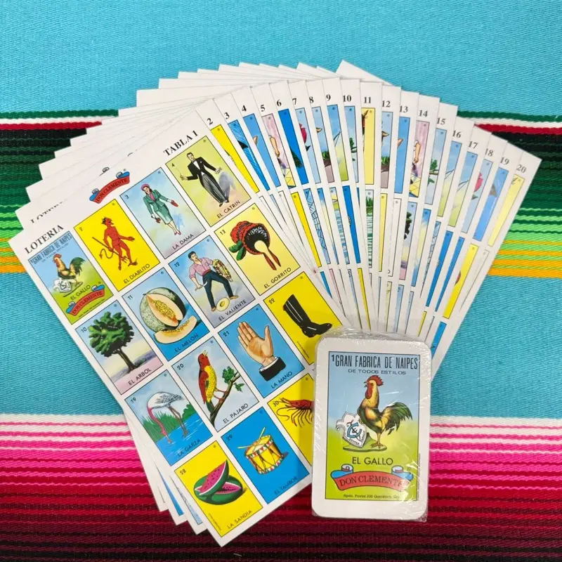 Auténtica Lotería Mexicana Don Clemente 20 Tablas Auténtica Lotería Mexicana Don Clemente 20 Tablas