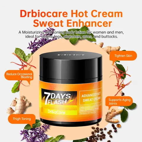 Drbiocare Hot Cream Sweat Enhancer-A Moisturizing andtoning body lotion for women and men ,ideal for thighslegs , abdomen , arms , and buttocks
