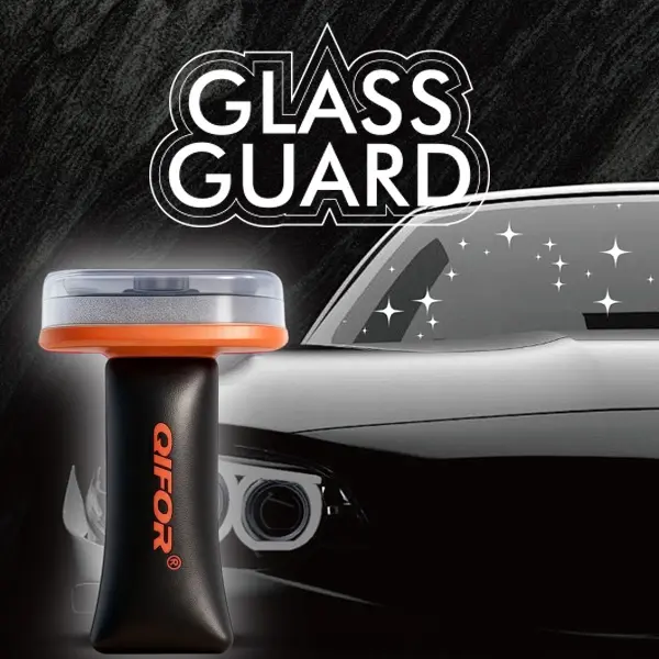 QIFOR Automotive Oil Film Cleaning Brush - Car Detailing Tool, Glass Cleaner for Windows, Oil Removal, Anti-Fog Rain Cleaner, Automotive Interior & Exterior Windshield Auto Accessory