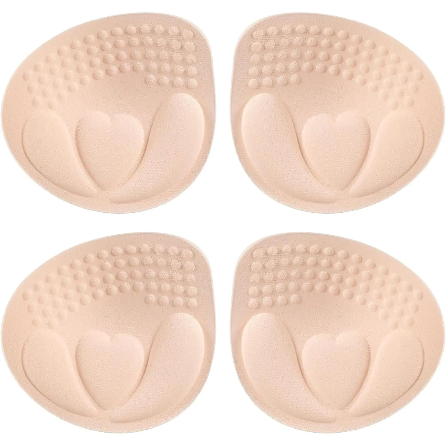Push-Up Bra Pad Inserts, 2 Pairs of 4cm Thick Removable Enhancers for a Flattering Fit, Soft Apparel Accessories for Casual & Minimalist Styles, Clothes, Garment, Simple, Everyday, Women, Fabrics