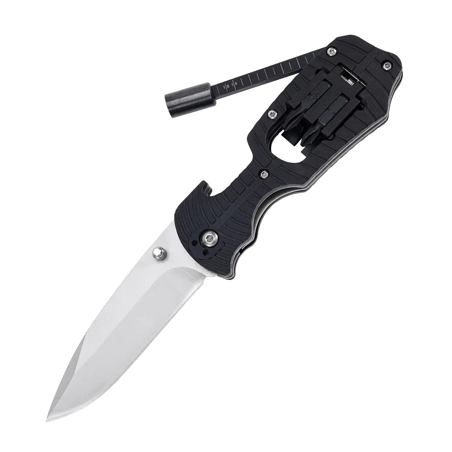 Gifts for Men,Multitool Pocket Knife with Blade,Stocking Stuffers for Men,Christmas Valentinens Day Fathers Day Birthday Gifts for Him Dad Husband,Camping,Emergency,Outdoor, minifolding knife pocket multitool Folding Stainless Steel