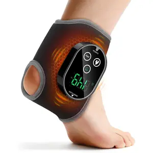 Foot and Ankle Massager for Pain Relief, Cordless Ankle Heating Pad Foot Renew Massager with Heat, 4 Heat Levels & 3 Vibration Modes