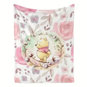 DISNEY CLASSIC Winnie the Pooh Blanket, soft and comfortable sofa decoration, outdoor sports multi-purpose blankets