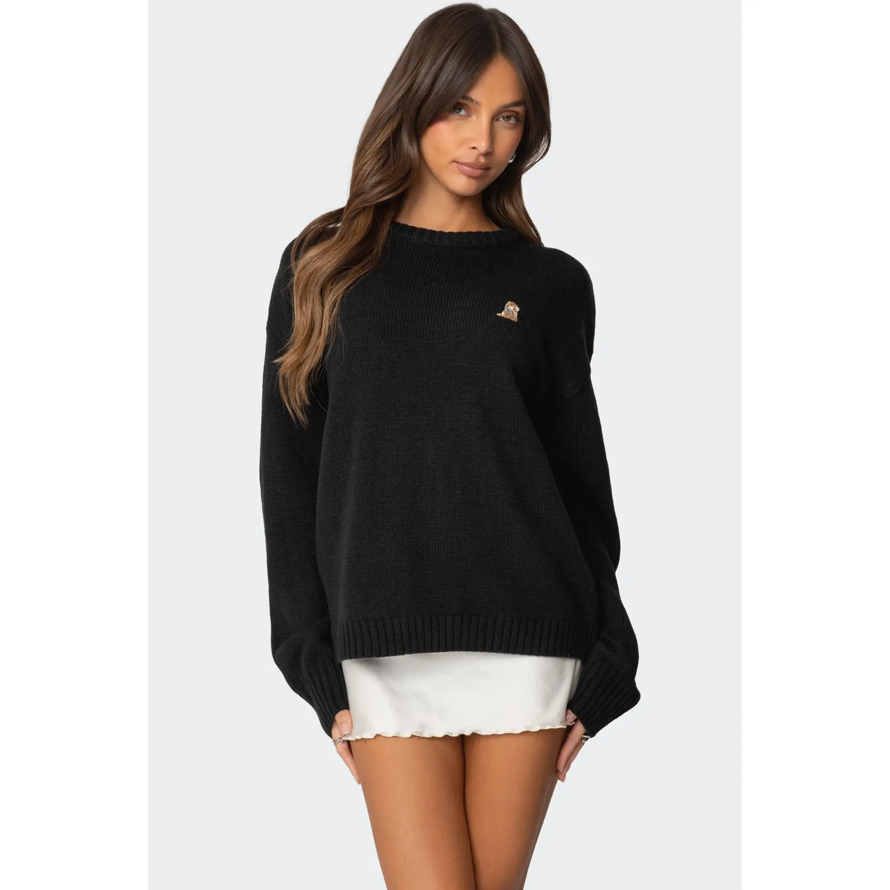 Puppy Love Embroidered Sweater