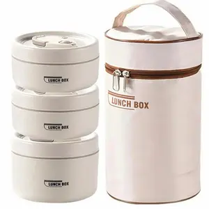 Portable Lunch Container for Students & Office Workers Travel Lid