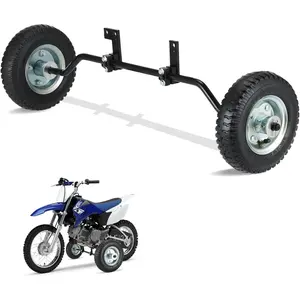 Dirt Bike Training Wheels, Adjustable Height kid training wheels,Compatible with razor MX350 MX125 MX400 honda CRF50 XR50 Z50 Z50R yamaha PW50 TTR50 etc most 50CC 49cc Dirt Bike 1 Set