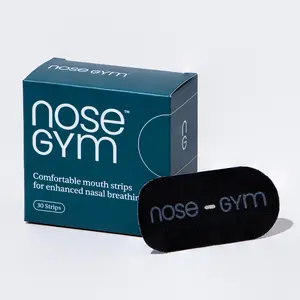 Nose Gym Mouth Tape | 30 Day Supply | Hypoallergenic, Comfortable, Beard-Friendly & Made In America