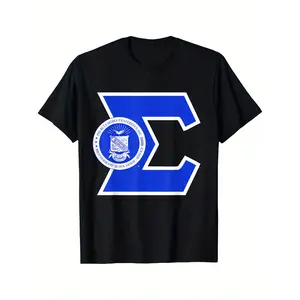 Phi Beta Sigma Paraphernalia, Phi Beta Sigma Fraternity T-Shirt Selected pure cotton interesting design DIY short sleeve t-shirt for men, soft and breathable, suitable for all seasons, comfortable, casual and sports, Halloween and Christmas gifts