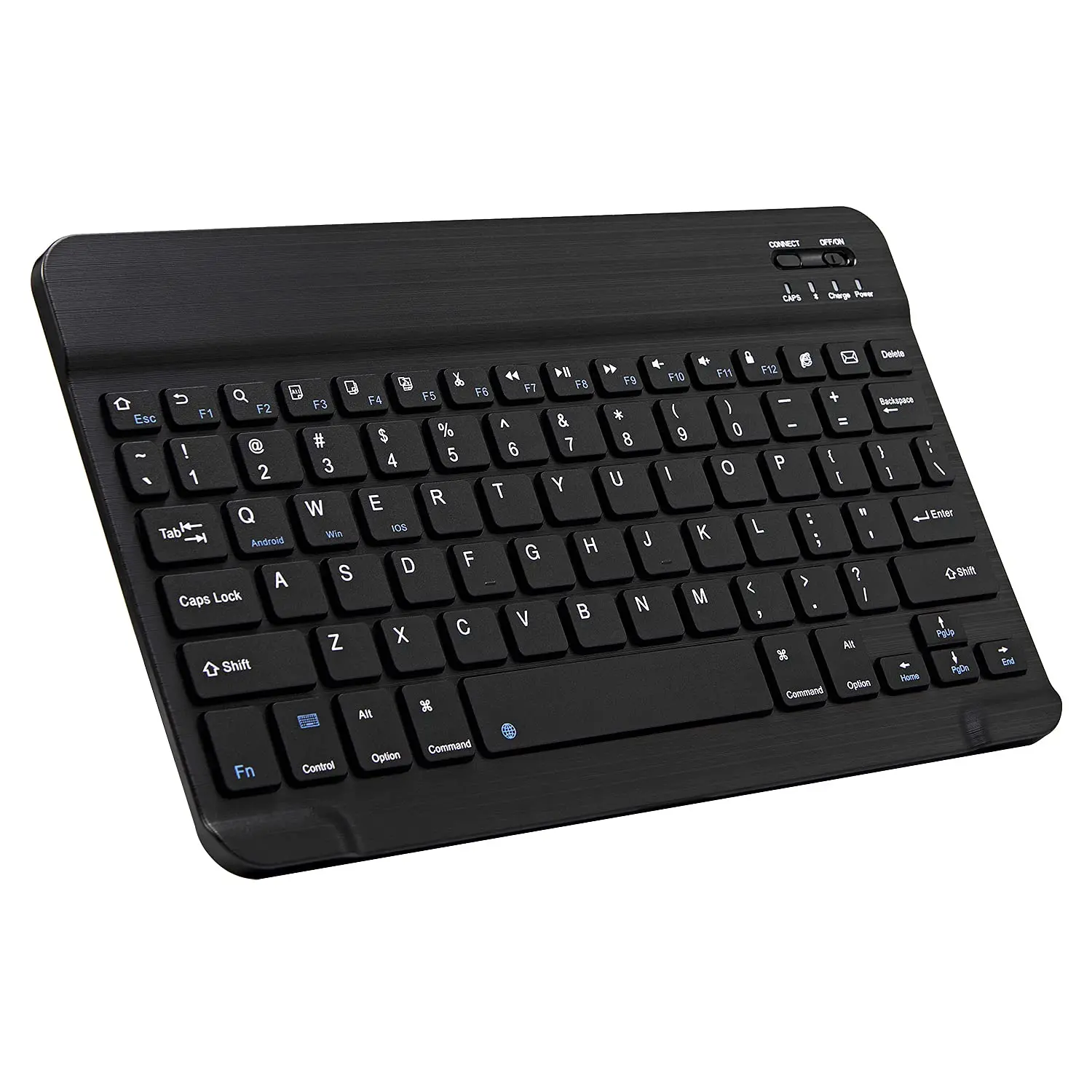 Bluetooth Keyboard for iPad, Rechargeable Slim Portable Wireless Keyboard for iPad Tablets, Compatible for All iOS/Windows/Android System Devices