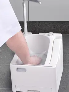 Wudu Hand Foot, portable sink for trucks, portable sink, sink for car, Wudumate Washer Foot Washer Sink Muslim Ablution Wudu Basin Plastic Patented Multi-functional Wudu Water Saving Portable Wudu