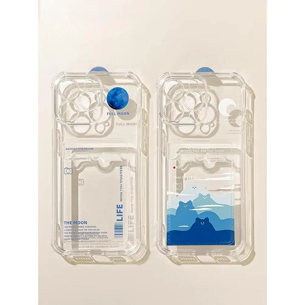 This minimalist patterned card holder phone case is suitable for iPhones and makes a great choice whether for personal use or as a gift.