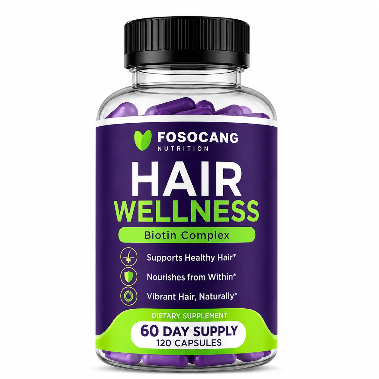 24-in-1 Advanced Hair Growth Vitamins | Biotin 10,000mcg, Collagen, Saw Palmetto | Naturally Regrow Stronger & Healthier Hair, Skin and Nails | Stops Hair Loss | 60 Day Supply