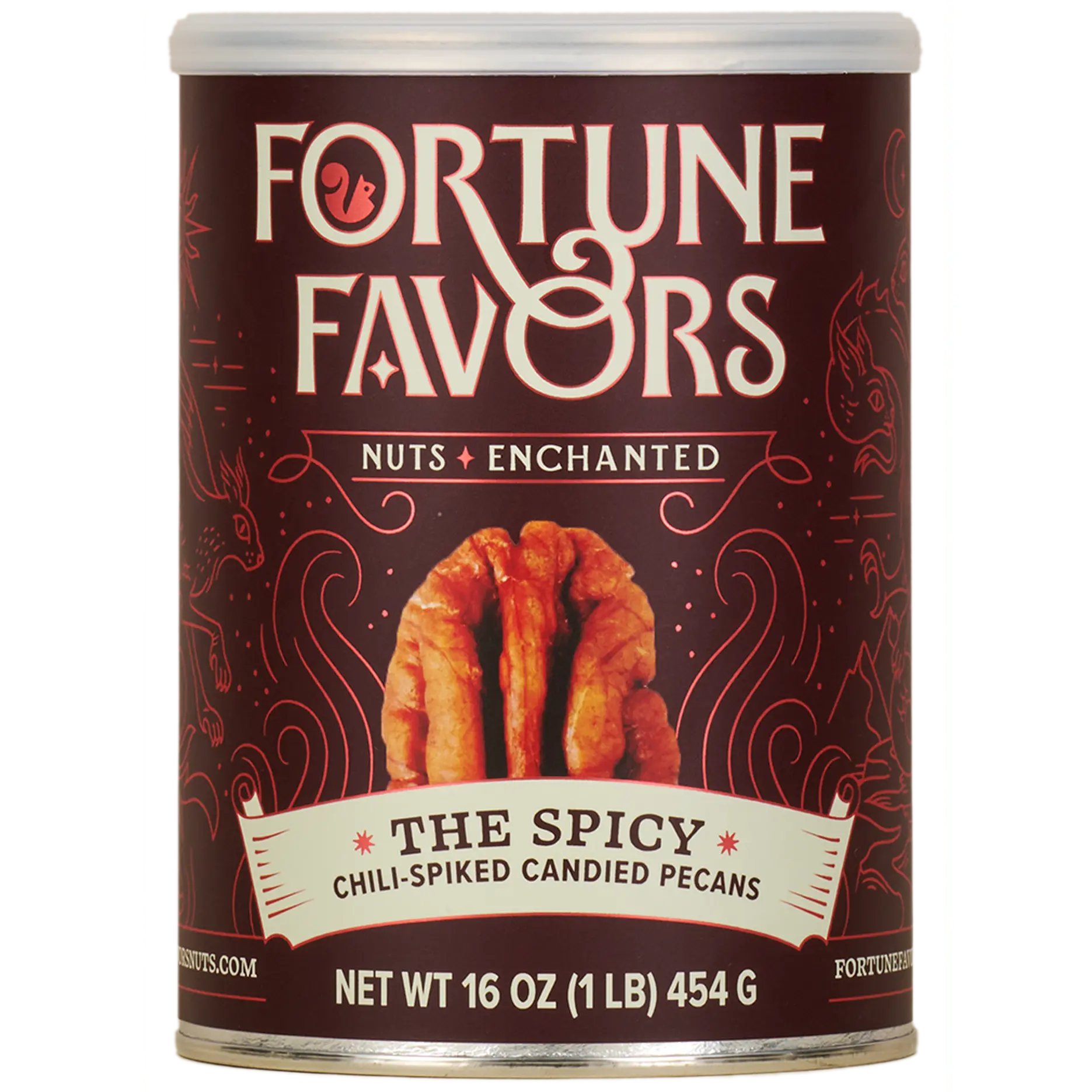 Fortune Favors The Spicy Candied Pecans