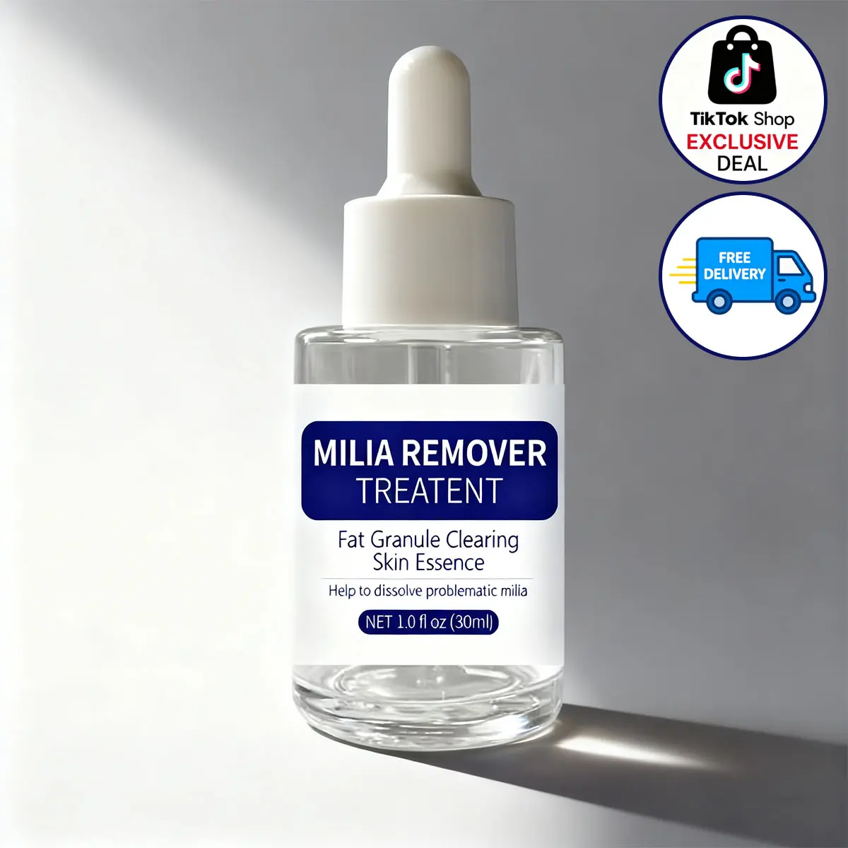 VAMY Skin Tag & Milia Remover, Hydrating Facial Serum with Salicylic Acid & Hyaluronic Acid, Mild Treatment to Repair & Moisturize Normal & Sensitive Skin, 0.85 oz, Hydrate, Moisturizer, Kit, Skin Repair