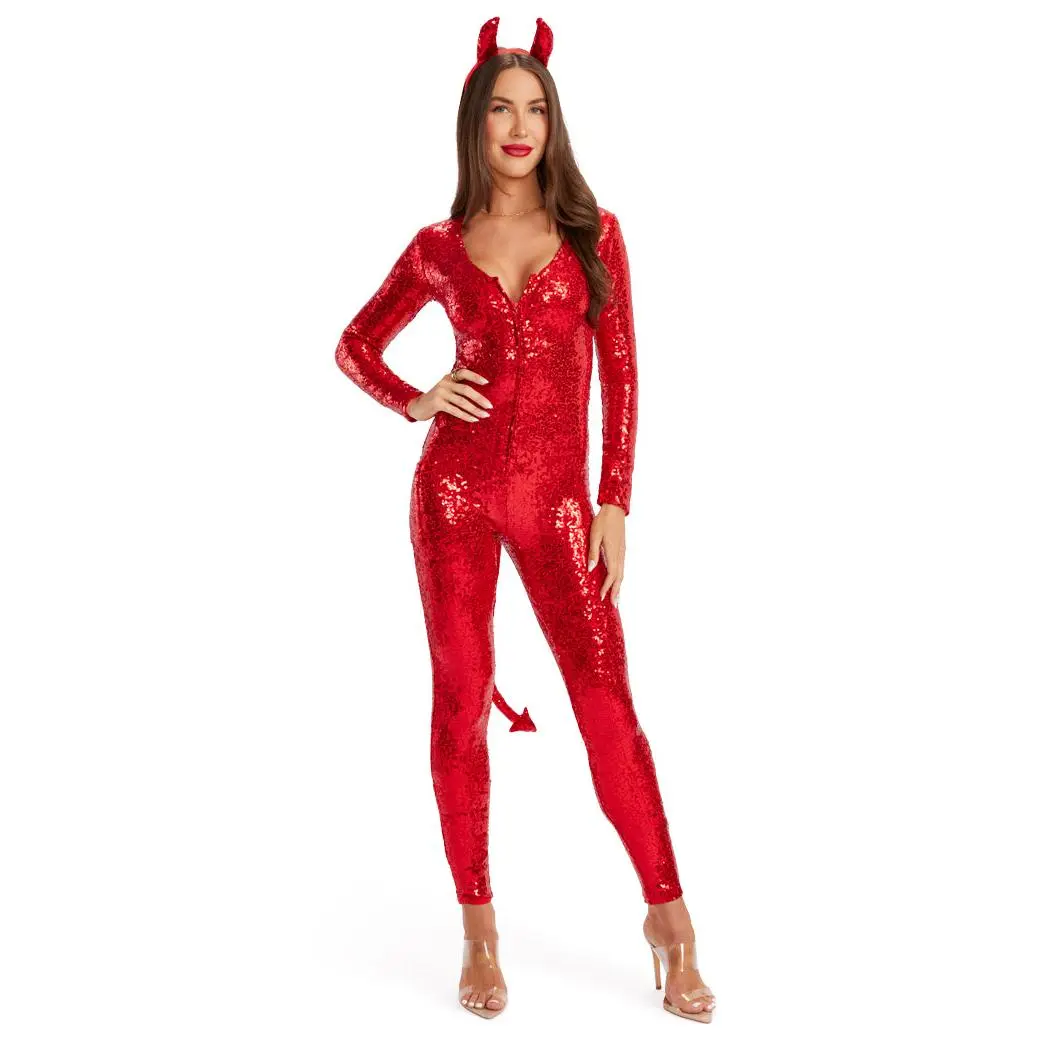 Sequin Devil Costume
