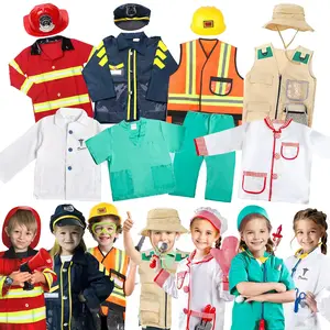 Role Play Dress Up Costume Set, Career Cosplay, Interactive Toy for Ages 3+, Christmas Gift for Kids