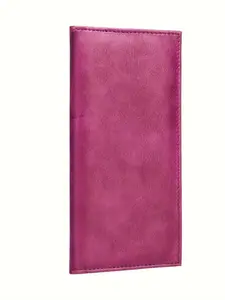 Portable Checkbook Holder for Women, Ladies' Check Folder with Pen Compartment, Check Storage Organizer, Essential Office Accessory, Document Organizer