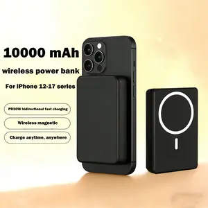 10000mAh Portable Charger,FastCharging for iPhone 17/16/15/14/13/12Pro/Pro Max/Plus,White，black，pink Wireless Battery  Magnetic PowerBank