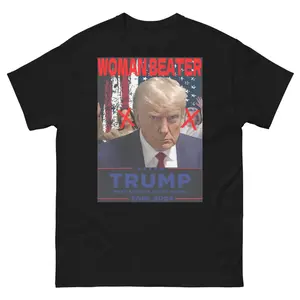 WeepierDrip Donald The Beater of Elections Classic Cotton T-Shirt for Men Boohooman Fabric Menswear Streetwear Top Hem