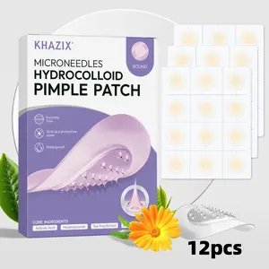 12/24 Pcs Micro Needle Hydrogel Acne Patch, Contains Salicylic Acid and Tea Tree Oil, Deep Acne Care, Single Item Pack, Acne Pimple Patch