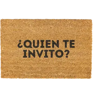 Quien Te Invito doormat, Welcome Mat, Funny Door mat, Spanish Doormat