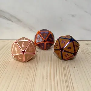 Squishy D20 Fidget Toy - Multicolor, Ideal for Fidgeting and Stress Relief